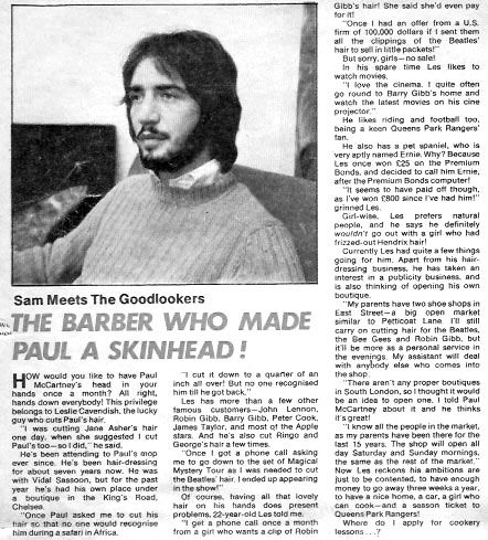 Beatles hairdresser press